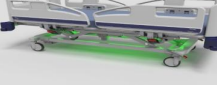 ELEKTRO-MEKANİK HASTA YATAĞI (4 MOTORLU) PLUS A8 — Yatak altı aydınlatma