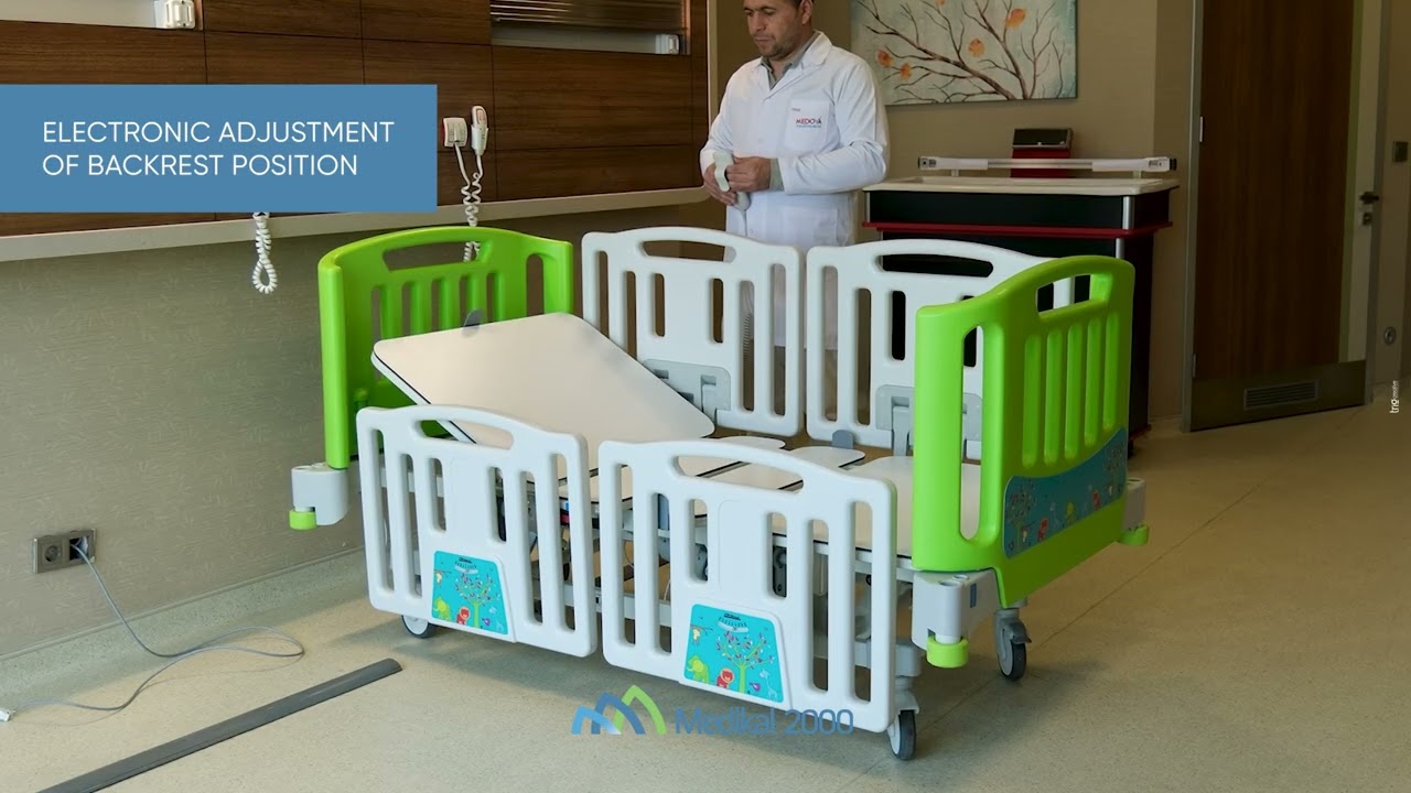ALARA 3M ELECTROMECHANIC PEDIATRIC HOSPITAL BED (3 motors)